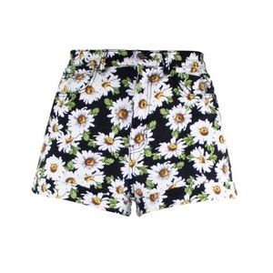 American Apparel Black Daisy High-waisted Shorts / size 30